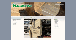 Desktop Screenshot of haumersen.com