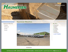 Tablet Screenshot of haumersen.com